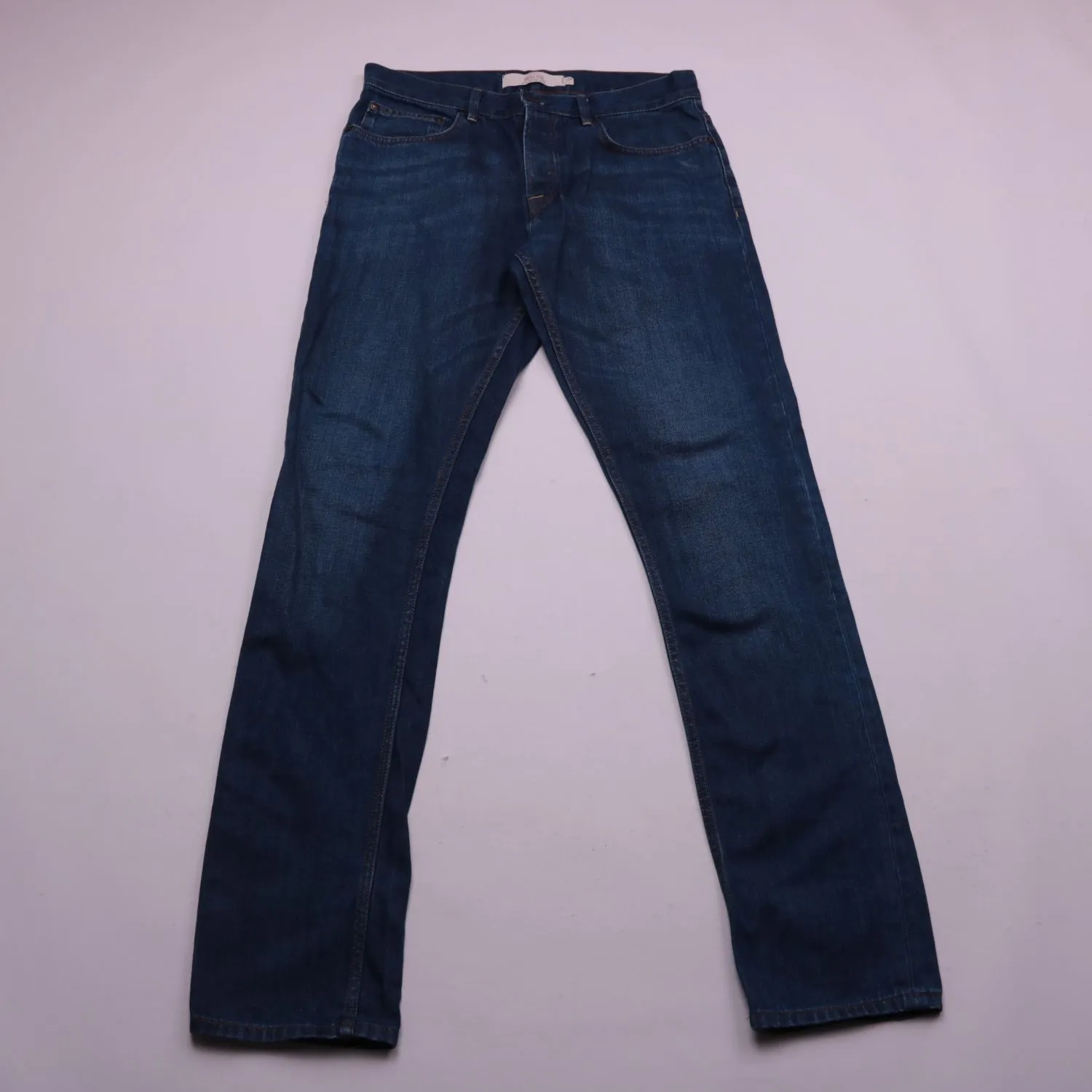 Синие джинсы Topman узкого кроя из денима, размер 42 (XS)